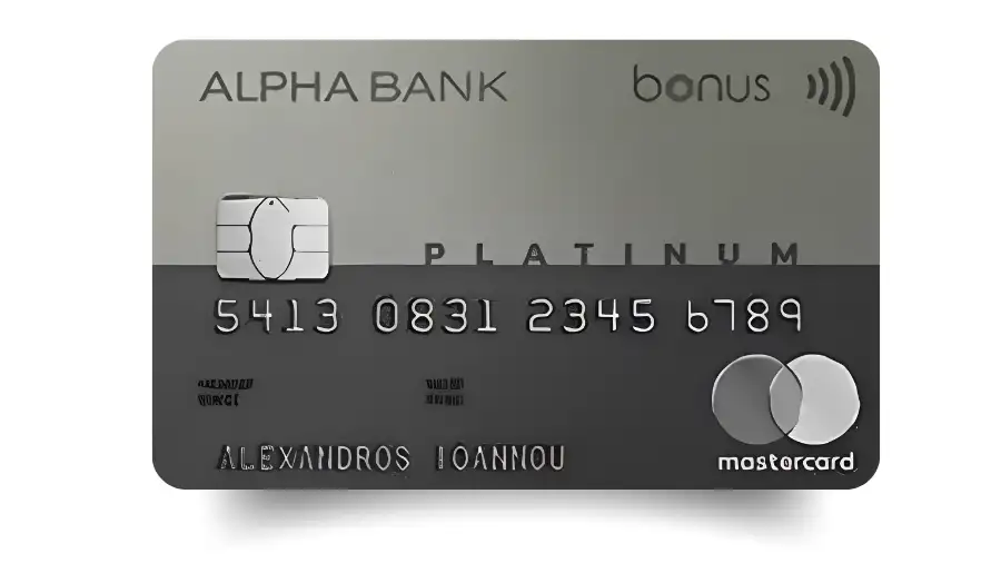 Alpha Bank Mastercard Bônus Platinum - Πιστωτική Κάρτα Platinum Bonus Mastercard