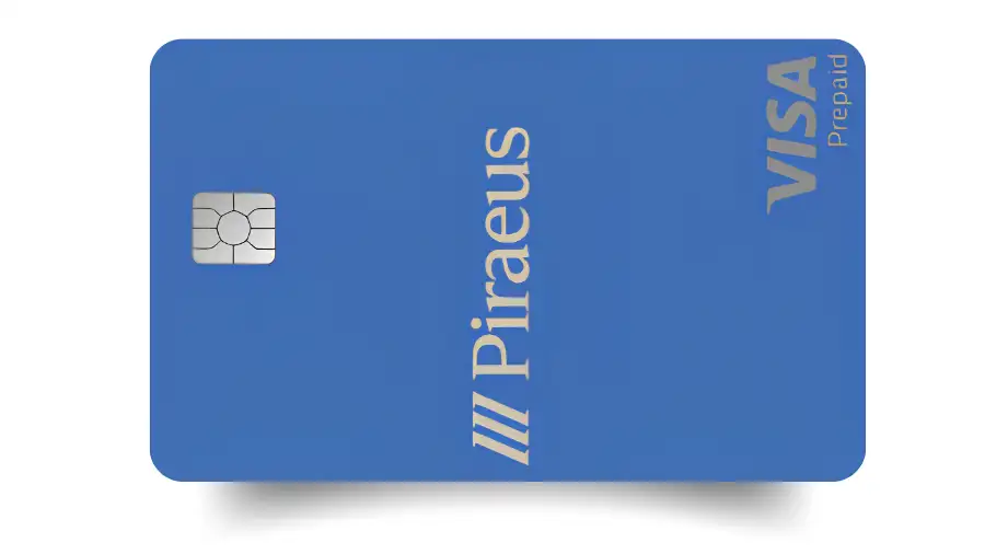 Piraeus Prepais Visa (pré-pago) - Προπληρωμένη Κάρτα Πειραιώς Prepaid Visa